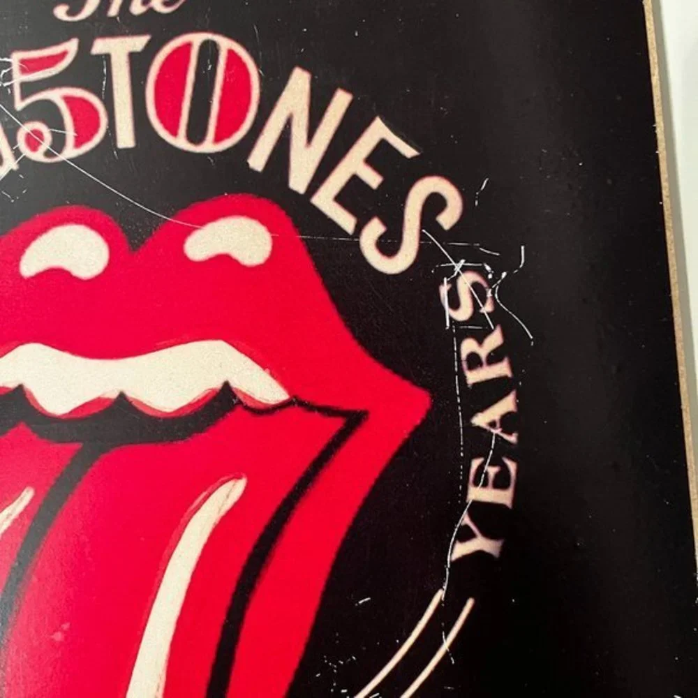 Rolling Stones Wall Plaque - 50‎ Years (10 inches by 10 inches)
